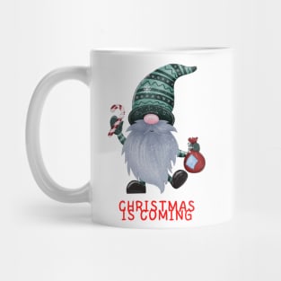 Gnome Christmas is coming Mug